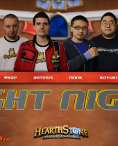 HearthStone kehrt in den Fokus der eSport-Pro-Gaming Show Fight Night zurück