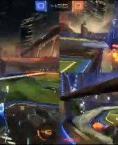 First Rocket League Split Screen Multiplayer Video
