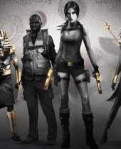 Lara Croft Enters the Temple of Osiris