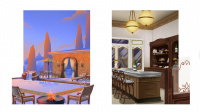 Die Sims 4: Riviera-Idylle-Set und Die Sims 4: Gemütliches Bistro-Set