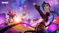 Jinx aus League of Legends und Arcane macht Fortnite unsicher