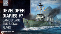 World of Warships – New Dev Diary Showcases Signal Flags and Camouflage