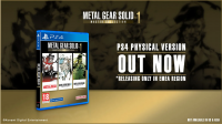 METAL GEAR SOLID: MASTER COLLECTION Vol.1 Physische PlayStation®4-Version jetzt erhältlich