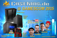 Caseking auf der gamescom 2015 mit High-End-Hardware und riesiger Gaming-Area