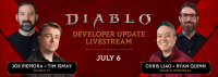 Schaltet ein zum Diablo-Dev-Livestream am 6. Juli