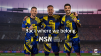 eFootball™ BRINGT DAS LEGENDÄRE TRIO MSN ZURÜCK AUF DEN PLATZ