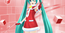 Hatsune Miku: Project Diva F 2nd: Die virtuelle Sängerin in Weihnachtsstimmung