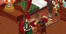 Weihnachtliche Festtagsstimmung im The Sims Social Winter Wonderland