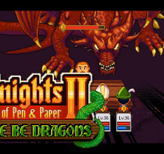 Knights of Pen & Paper 2 Expands With Here Be Dragons