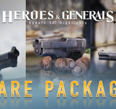 Three New Pistols in Heroes & Generals