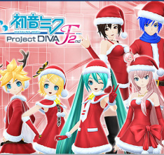 Hatsune Miku: Project Diva F 2nd: Die virtuelle Sängerin in Weihnachtsstimmung