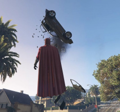 This Magneto Mod In GTA V Wrecks Everything In His Path