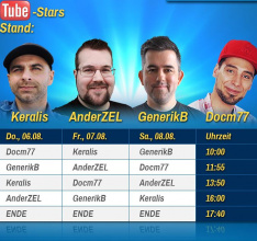 Caseking auf der gamescom 2015 mit High-End-Hardware und riesiger Gaming-Area