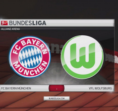 FIFA 16 Bundesliga-Prognose mit dem Spitzenspiel des 6. Spieltages: FC Bayern München - VfL Wolfsburg