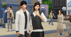 Die Sims 4 Fashion Street- und Incheon Style-Set