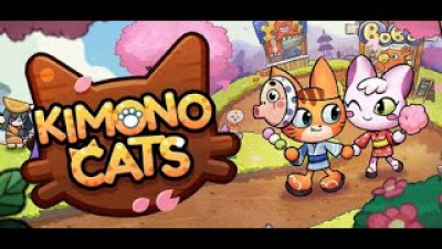 Kimono Cats - Blasen platzen lassen und ein Dorf aufbauen