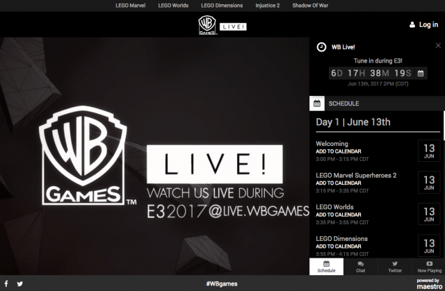 WB Games Live to Stream from E3Video Game News Online, Gaming News