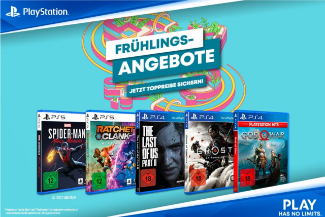 PlayStation-FrühlingsangeboteNews  |  DLH.NET The Gaming People