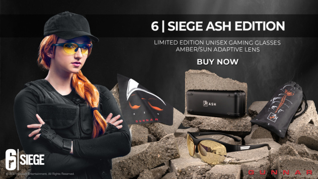 GUNNAR OPTIKS ANNOUNCES THE LAUNCH OF “6-SIEGE, ASH EDITION” GAMING GLASSESNews  |  DLH.NET The Gaming People