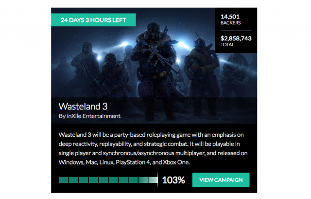 ​Wasteland 3 in drei Tagen voll finanziertNews  |  DLH.NET The Gaming People