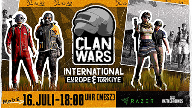 PUBG: BATTLEGROUNDS Clan Wars International: Europa gegen die TürkeiNews  |  DLH.NET The Gaming People