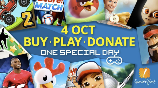 SpecialEffect’s flagship One Special Day mobile promotion lands on Friday 4 OctoberNews  |  DLH.NET The Gaming People