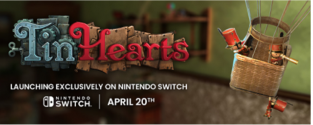 Puzzle-Abenteuer Tin Hearts als Nintendo Switch-Exklusivtitel am 20. April bestätigtNews  |  DLH.NET The Gaming People