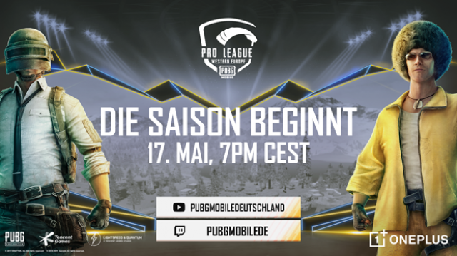 PUBG MOBILE: Die erste Pro League Western Europe Season 1 startet am 17. MaiNews  |  DLH.NET The Gaming People