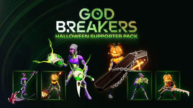 First Free Update & Halloween DLC For GODBREAKERS Coming October 30thNews  |  DLH.NET The Gaming People