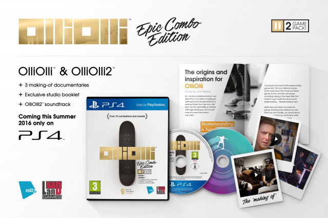 OlliOlli: Epic Combo Edition Now Available Exclusively for PS4Video Game News Online, Gaming News