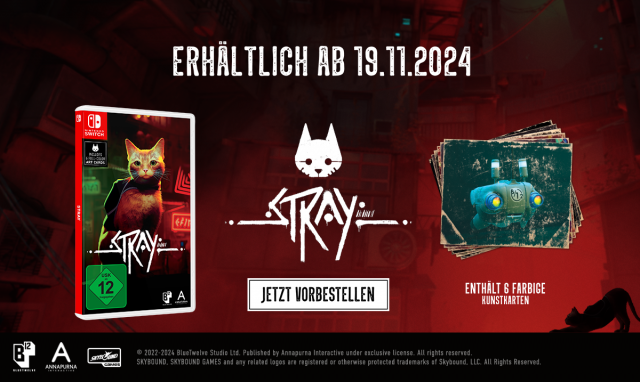 Stray ab heute digital und physisch für Nintendo Switch erhältlichNews  |  DLH.NET The Gaming People