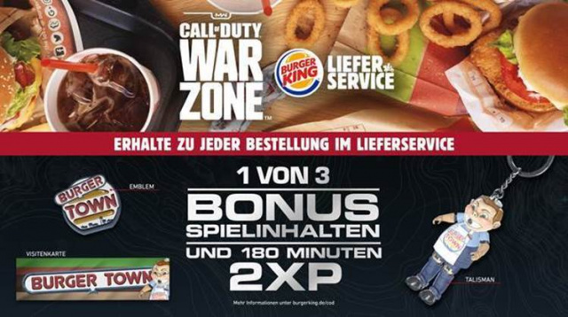 CALL OF DUTY UND BURGER KING BRINGEN AB SOFORT MEHR POWER INS SPIELNews  |  DLH.NET The Gaming People