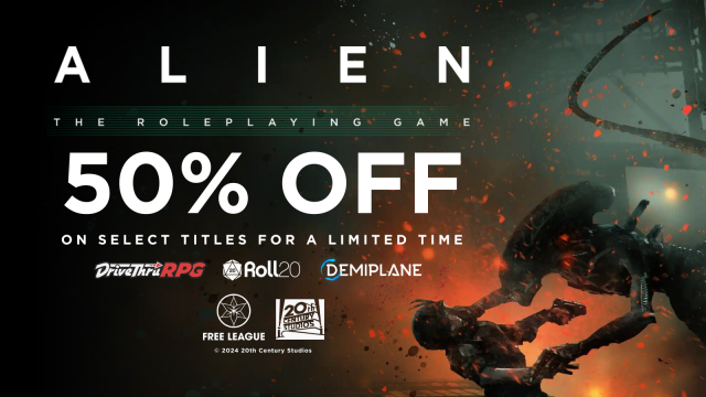 Alien RPG Select Titles 50% off in AugustNews  |  DLH.NET The Gaming People