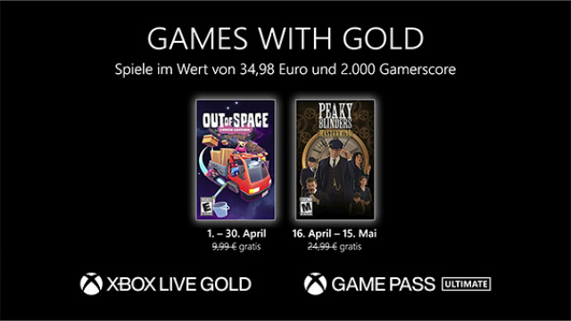 Games with Gold: Diese Spiele gibt es im April gratisNews  |  DLH.NET The Gaming People