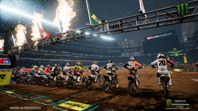 Monster Energy Supercross Releases A Behind The Scenes Look At Its Four Rules For In-Game VisualsVideo Game News Online, Gaming News