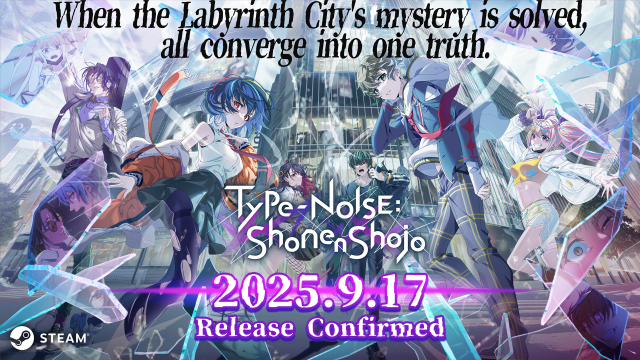 Type-NOISE: Shonen Shojo Launches September 17, 2025News  |  DLH.NET The Gaming People