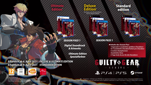 GUILTY GEAR -STRIVE- ist ab sofort digital für PlayStation 4, PlayStation 5 und PC vorbestellbarNews  |  DLH.NET The Gaming People