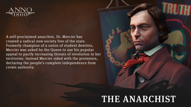 Встречайте доктора Хьюго Мерсиера в игре Anno 18's Anarchist!Новости Видеоигр Онлайн, Игровые новости 