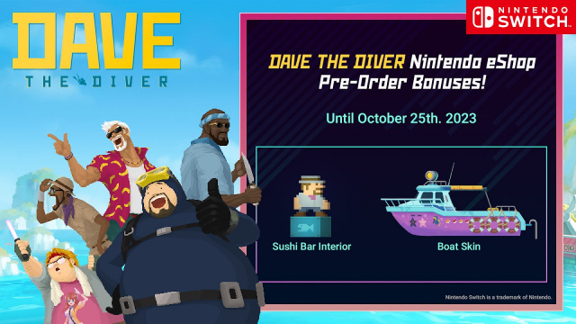 DAVE THE DIVER Splashes onto Nintendo Switch October 26News  |  DLH.NET The Gaming People