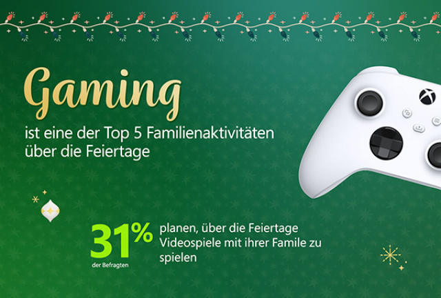 Xbox-Umfrage zeigt: Familien möchten an den Feiertagen gemeinsam spielenNews  |  DLH.NET The Gaming People