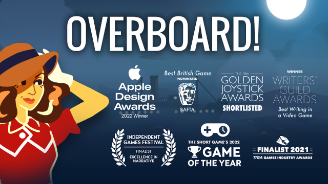 80 Days & Overboard Award-Winning Narrative AdventuresNews  |  DLH.NET The Gaming People