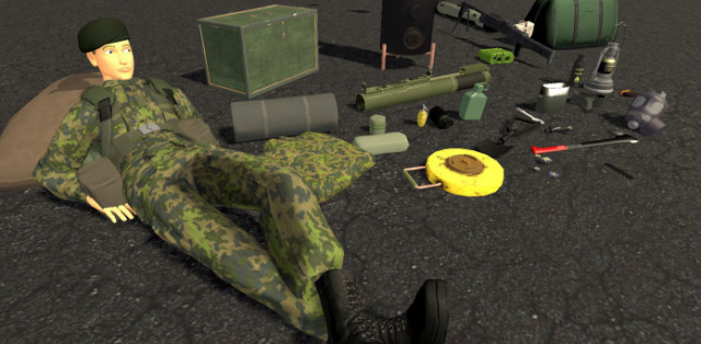 PC-Spiel „Finnish Army Simulator