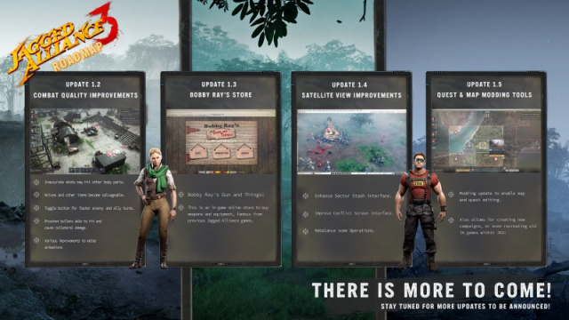 Wir lieben es, wenn ein Plan funktioniert: Jagged Alliance 3 Patch Roadmap für PC & KonsolenNews  |  DLH.NET The Gaming People