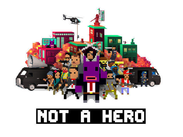 Not a Hero Comes to PS4 Feb. 2ndVideo Game News Online, Gaming News