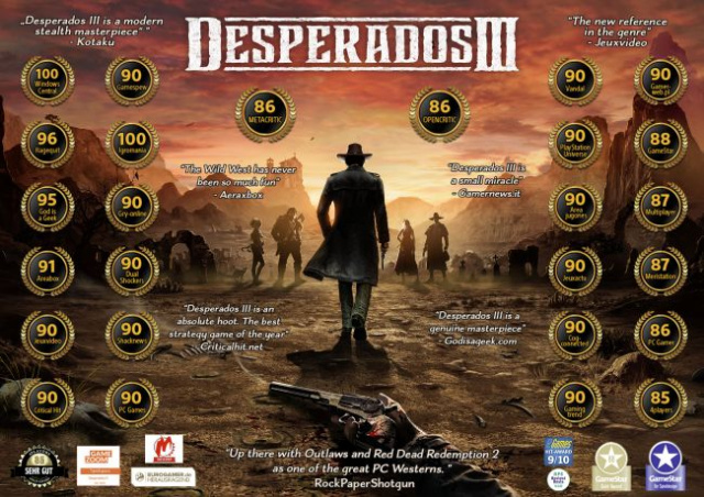 Fünf glorreiche Halunken: Desperados III Accolades TrailerNews  |  DLH.NET The Gaming People