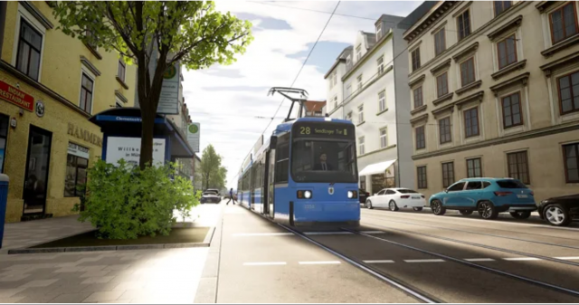 TramSim Munich | Video Simulation vs. RealitätNews  |  DLH.NET The Gaming People