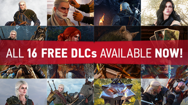 The Witcher 3 – All 16 Free DLCs Now Available on All PlatformsVideo Game News Online, Gaming News