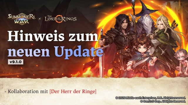 Com2uS veröffentlicht Update mit Kollaboration zwischen Summoners War und Der Herr der RingeNews  |  DLH.NET The Gaming People