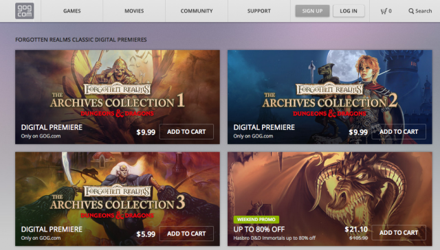 GOG Launches Lots of D&D: Forgotten Realms ContentVideo Game News Online, Gaming News