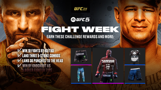 EA SPORTS UFC 5 Community-Vote Ergebnisse und UFC 314News  |  DLH.NET The Gaming People